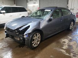 Salvage cars for sale from Copart Elgin, IL: 2009 Infiniti G37