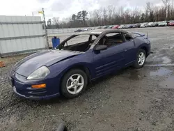 Salvage cars for sale at Lumberton, NC auction: 2001 Mitsubishi Eclipse RS