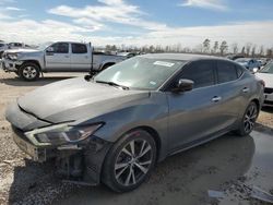 Salvage cars for sale at Houston, TX auction: 2016 Nissan Maxima 3.5S