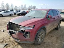 Salvage cars for sale at Bridgeton, MO auction: 2019 Hyundai Santa FE SE