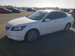 Salvage cars for sale from Copart Sacramento, CA: 2012 Honda Accord EXL