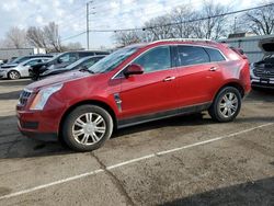 Salvage cars for sale from Copart Moraine, OH: 2012 Cadillac SRX Luxury Collection