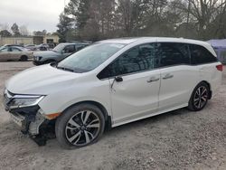 Salvage cars for sale at Knightdale, NC auction: 2018 Honda Odyssey Elite