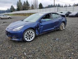 Salvage cars for sale from Copart Graham, WA: 2023 Tesla Model 3