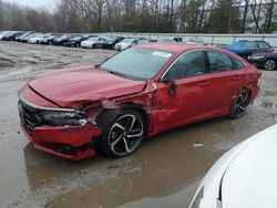 Honda salvage cars for sale: 2022 Honda Accord Hybrid Sport