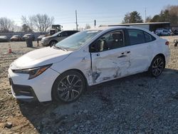 Salvage cars for sale from Copart Mebane, NC: 2020 Toyota Corolla SE
