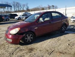 Salvage cars for sale at Spartanburg, SC auction: 2007 Hyundai Accent GLS