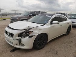 Salvage cars for sale from Copart Houston, TX: 2009 Nissan Maxima S