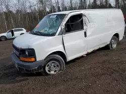 Salvage trucks for sale at Bowmanville, ON auction: 2010 Chevrolet Express G2500