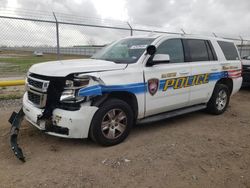 Chevrolet Tahoe salvage cars for sale: 2016 Chevrolet Tahoe Police