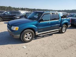 Salvage cars for sale at Harleyville, SC auction: 2001 Ford Explorer Sport Trac