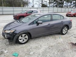 Salvage cars for sale from Copart Loganville, GA: 2015 Honda Civic LX