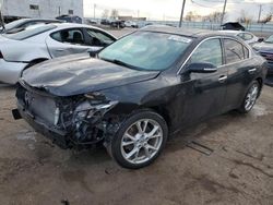 Salvage cars for sale at Chicago Heights, IL auction: 2014 Nissan Maxima S