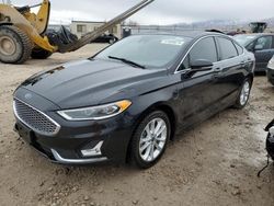 Salvage cars for sale at Magna, UT auction: 2019 Ford Fusion Titanium