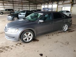 Volkswagen salvage cars for sale: 2013 Volkswagen Passat SE