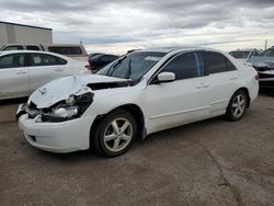 Honda Accord EX salvage cars for sale: 2005 Honda Accord EX