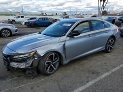 Salvage cars for sale at Van Nuys, CA auction: 2022 Honda Accord Hybrid Sport
