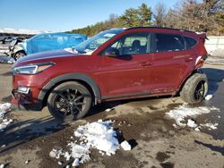 Salvage cars for sale at Brookhaven, NY auction: 2019 Hyundai Tucson Limited