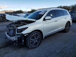 Salvage cars for sale at Las Vegas, NV auction: 2017 Infiniti QX60
