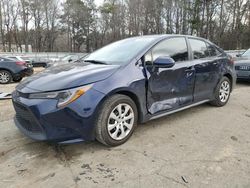 Salvage cars for sale from Copart Austell, GA: 2022 Toyota Corolla LE