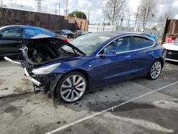 Salvage cars for sale from Copart Wilmington, CA: 2019 Tesla Model 3