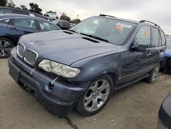 Salvage cars for sale at Martinez, CA auction: 2003 BMW X5 4.4I