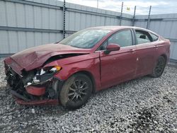 Salvage cars for sale at Bridgeton, MO auction: 2017 Ford Fusion S