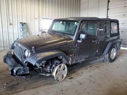 Salvage cars for sale at Franklin, WI auction: 2018 Jeep Wrangler Unlimited Sport