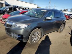 Salvage cars for sale at New Britain, CT auction: 2015 Acura MDX Technology