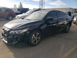 Nissan salvage cars for sale: 2021 Nissan Sentra SV