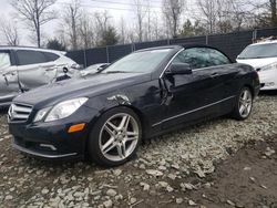 Salvage cars for sale from Copart Waldorf, MD: 2011 Mercedes-Benz E 350