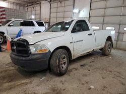 Salvage cars for sale from Copart Columbia, MO: 2012 Dodge RAM 1500 ST
