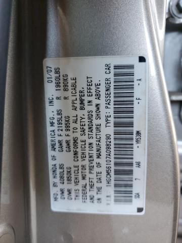 2007 Honda Accord Value