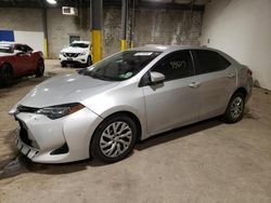 Salvage cars for sale from Copart Chalfont, PA: 2018 Toyota Corolla L