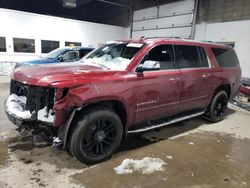 Salvage cars for sale from Copart Blaine, MN: 2016 Chevrolet Suburban K1500 LTZ