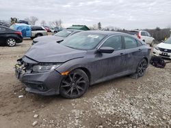 Honda salvage cars for sale: 2019 Honda Civic Sport