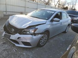 Salvage cars for sale from Copart Bridgeton, MO: 2017 Nissan Sentra S