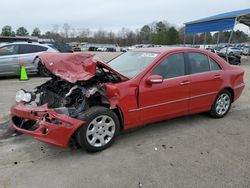 Mercedes-Benz salvage cars for sale: 2005 Mercedes-Benz C 240