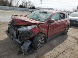 Salvage cars for sale from Copart Bridgeton, MO: 2020 KIA Sportage LX