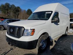 Salvage cars for sale from Copart Mendon, MA: 2018 Nissan NV 2500 S