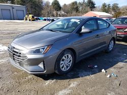 Salvage cars for sale from Copart Mendon, MA: 2019 Hyundai Elantra SE