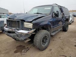 Salvage cars for sale from Copart Colorado Springs, CO: 2000 Ford Excursion XLT