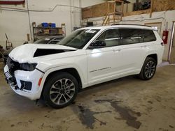 Salvage cars for sale from Copart Ham Lake, MN: 2021 Jeep Grand Cherokee L Overland