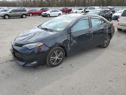 Salvage cars for sale from Copart Glassboro, NJ: 2017 Toyota Corolla L