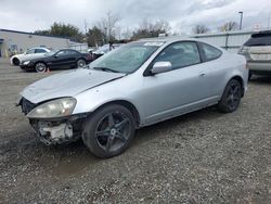 Salvage cars for sale from Copart Sacramento, CA: 2005 Acura RSX