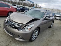 Salvage cars for sale at Spartanburg, SC auction: 2011 Infiniti G37 Base