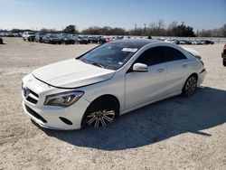 Salvage cars for sale from Copart San Antonio, TX: 2018 Mercedes-Benz CLA 250