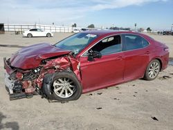 Salvage cars for sale at Fresno, CA auction: 2020 Toyota Camry LE