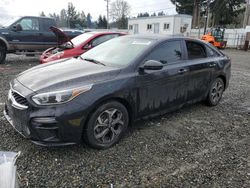 Salvage cars for sale from Copart Graham, WA: 2019 KIA Forte FE