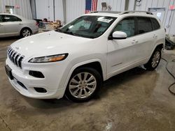 Salvage cars for sale from Copart Franklin, WI: 2017 Jeep Cherokee Overland